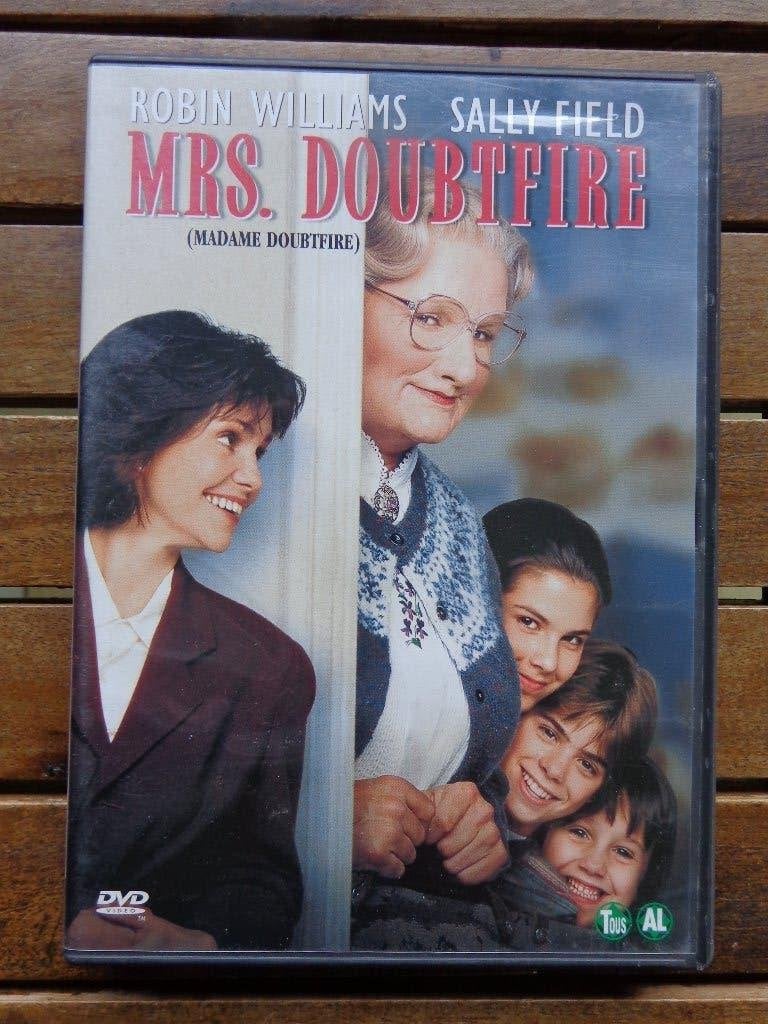 )))  Madame Doubfire  //  Robin Williams  (((, Enlèvement ou Envoi, Tous les âges, Comme neuf, Autres genres