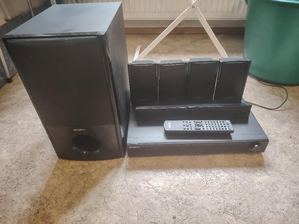 Home cinéma Sony + Lecteur Blu-ray Sony, Audio, Tv en Foto, Home Cinema-sets, Ophalen, Gebruikt, Blu-ray-speler, 70 watt of meer