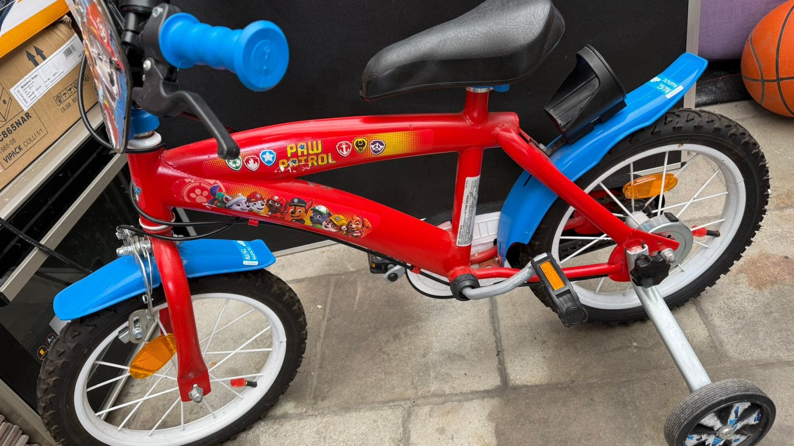 Velo paw patrol, Enlèvement, Utilisé, Moins de 16 pouces