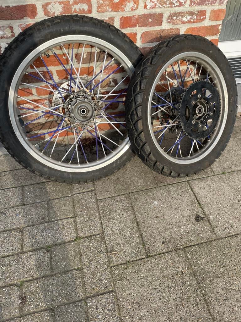 Enduro velgen + banden set, Enlèvement, Pneus et Jantes