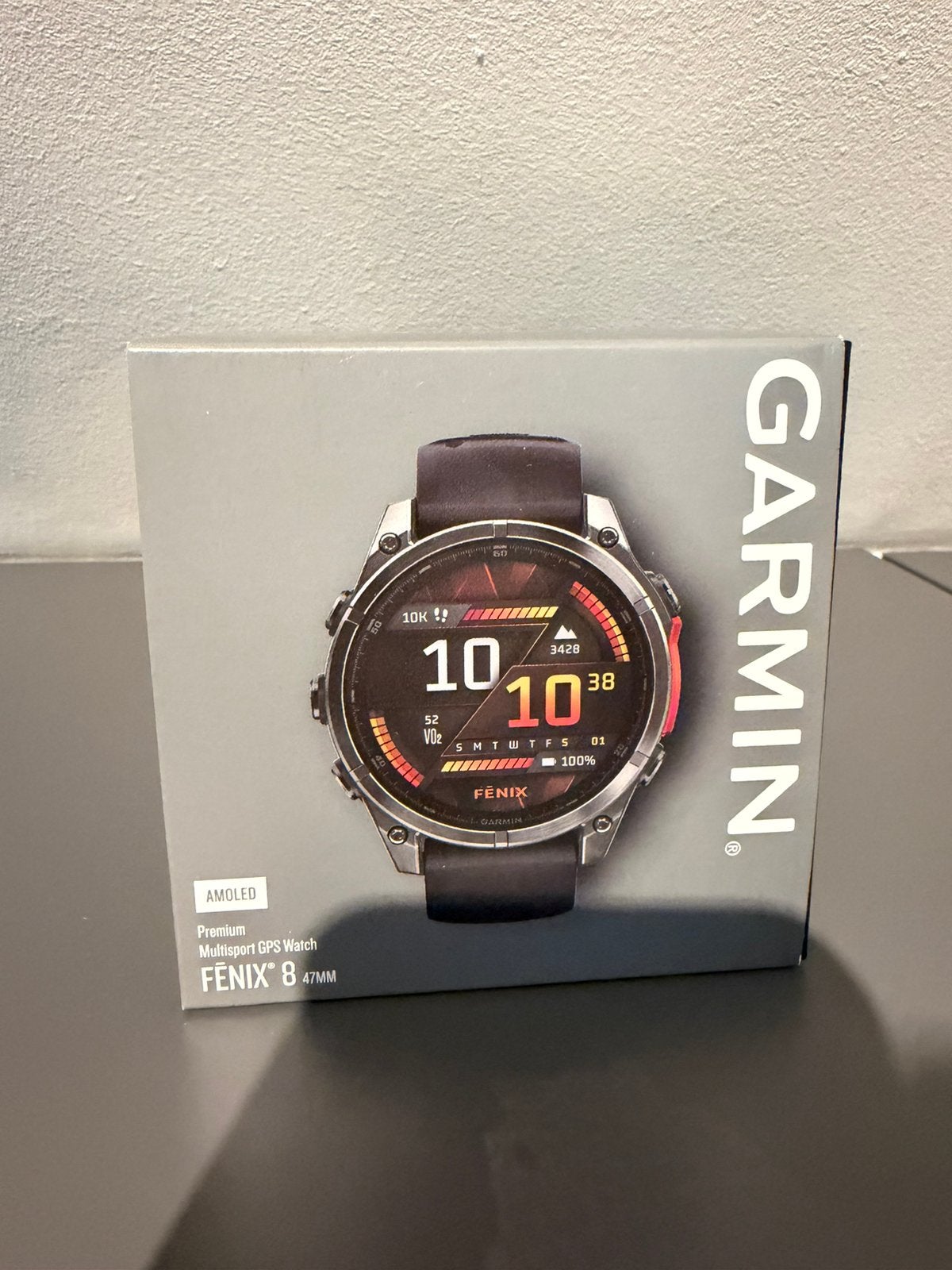 Garmin Fēnix 8 47mm multisport GPS-horloge AMOLED, Zwart, Nieuw, Ophalen of Verzenden, Waterdicht