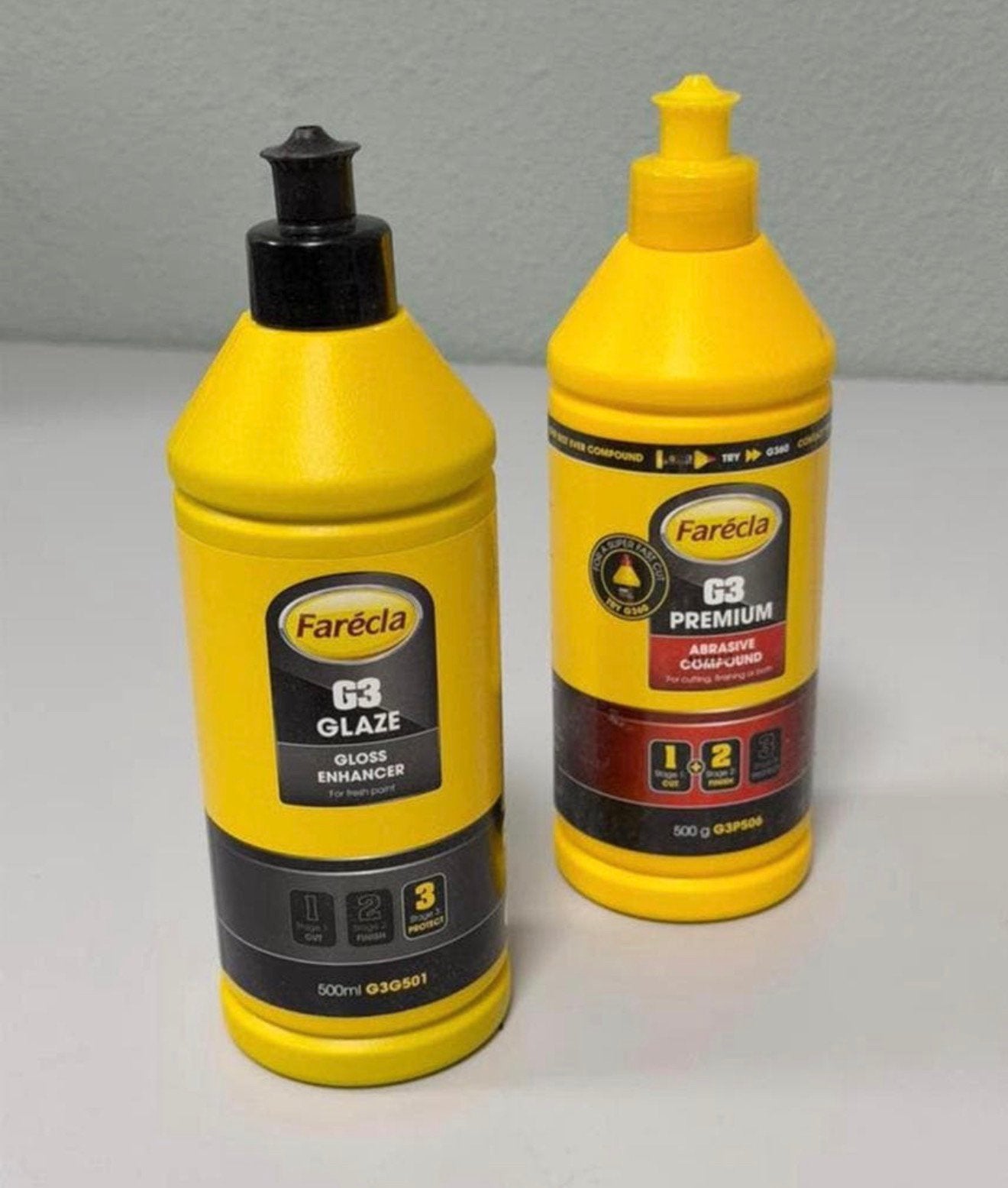 Farécla G3 Premium + G3 Glaze set (500g 500ml) auto poets, Auto diversen, Autogereedschap, Ophalen of Verzenden