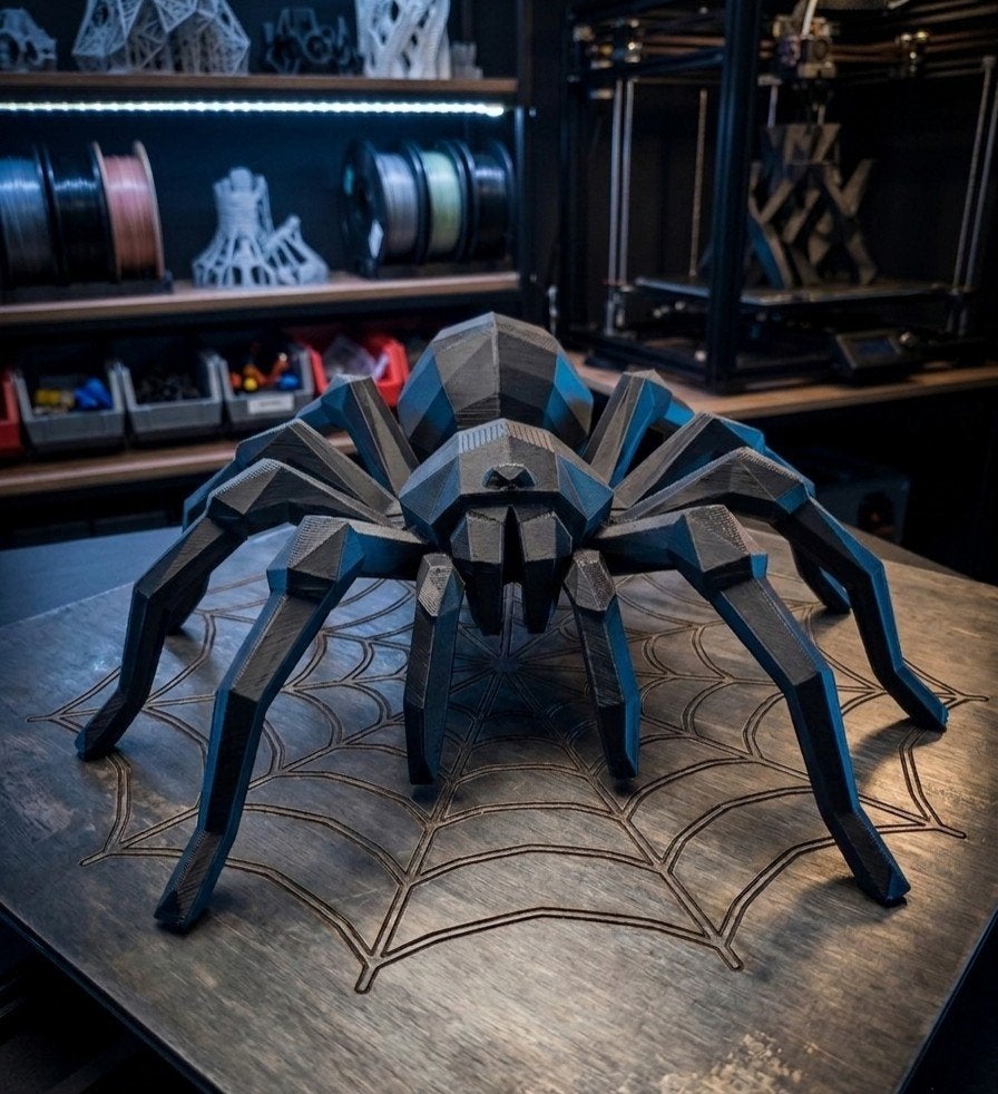 Grote 3D Geprinte Vogelspin / Tarrantula Unieke Decoratie!, Ophalen of Verzenden