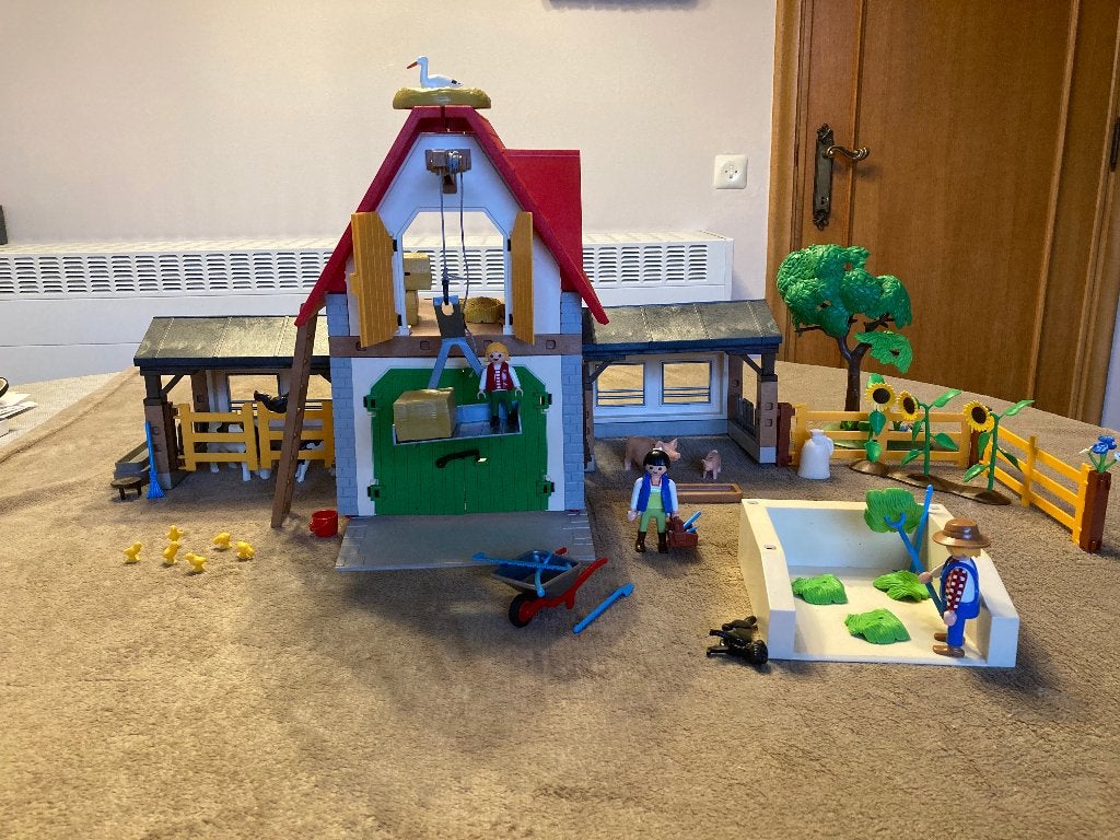 Playmobil Grote Boerderij (doos + boekje) leeftijd 4+, Ophalen of Verzenden, Zo goed als nieuw