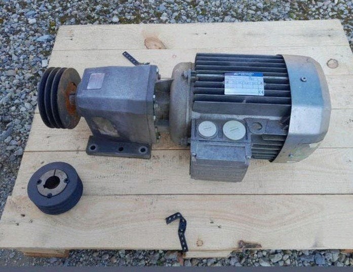 3fase motor met reductie, Enlèvement