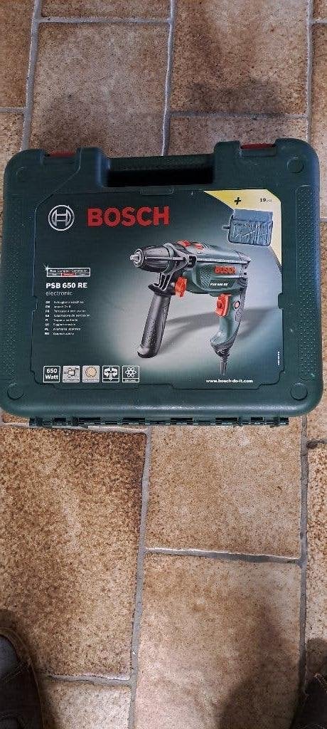Klopboormachine Bosch 650 Re, Doe-het-zelf en Bouw, 600 watt of meer, Ophalen, Boormachine, Klopboormechanisme