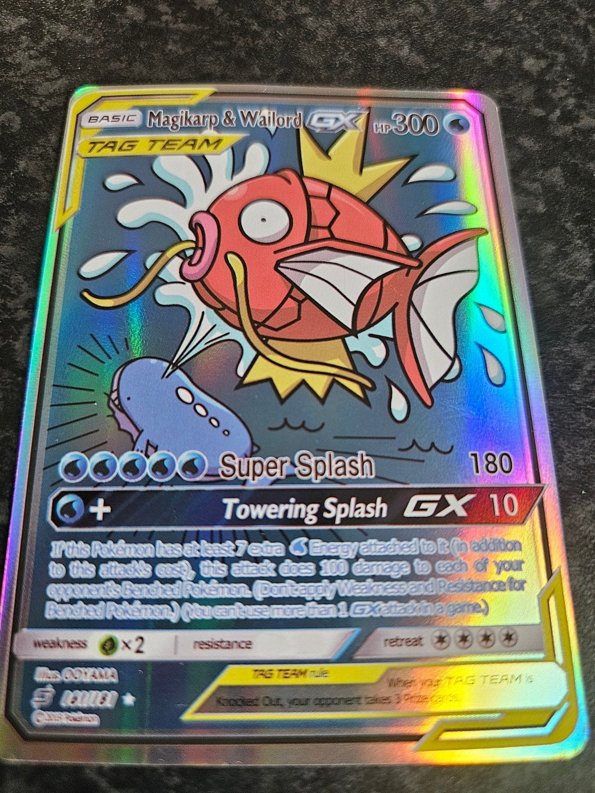 Magikarp & Wailord GX Pokémon FAN ART, Ophalen of Verzenden