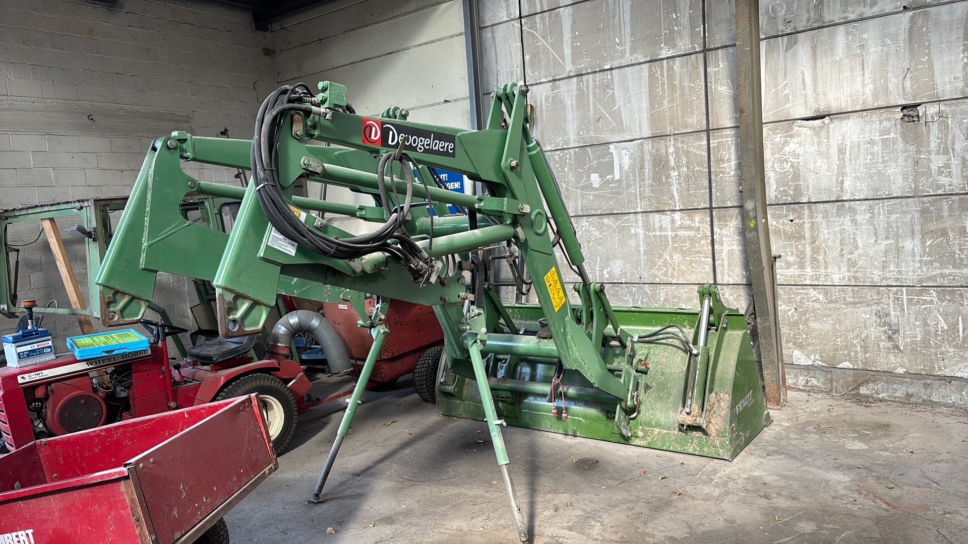 Frontlader Fendt 514 c, Ophalen, Fendt