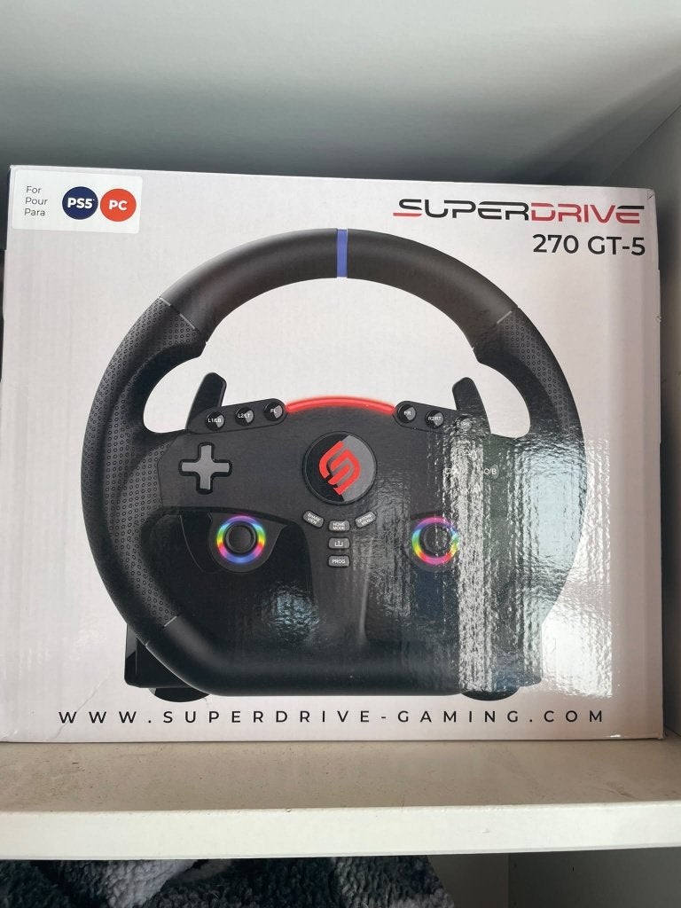 Racing Stuurwiel met Pedalen en Trilling voor PC, Games en Spelcomputers, Racestuur, Nieuw, PC, Overige merken