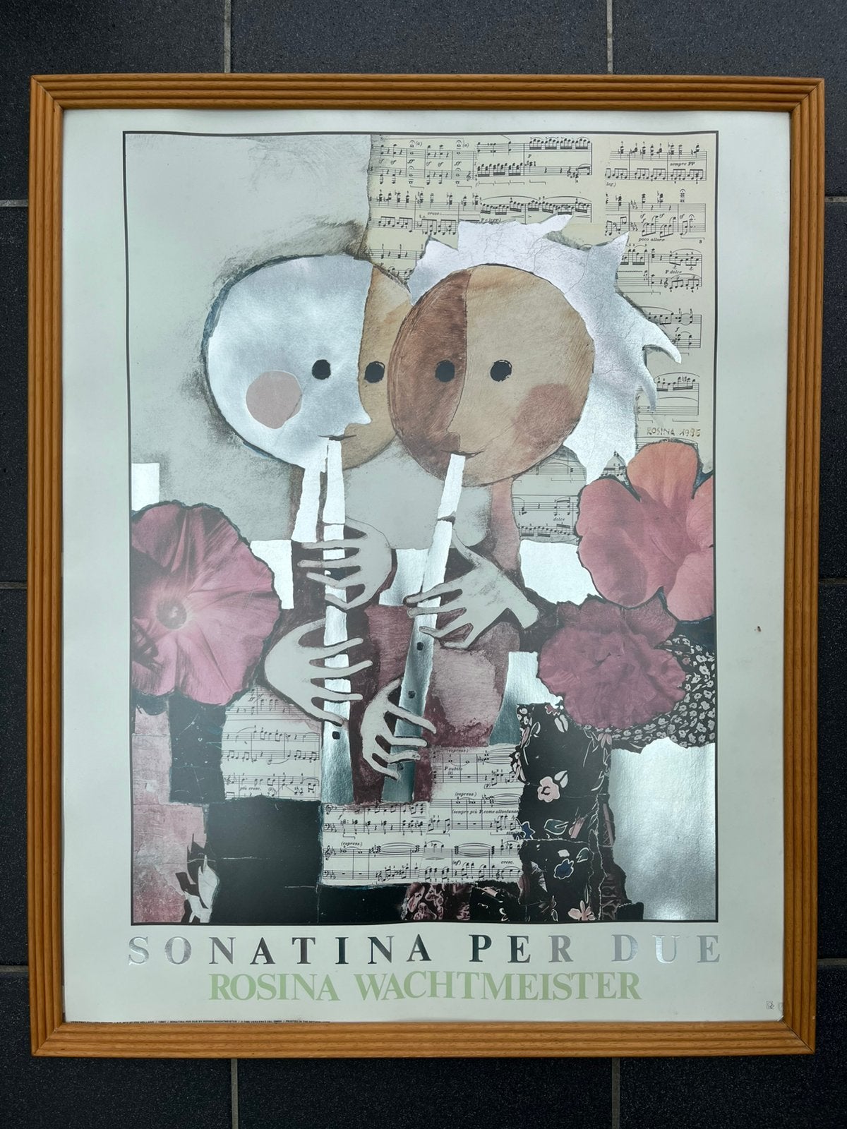 Poster Rosina Wachtmeister Sonatina Per Due, Antiek en Kunst, Ophalen