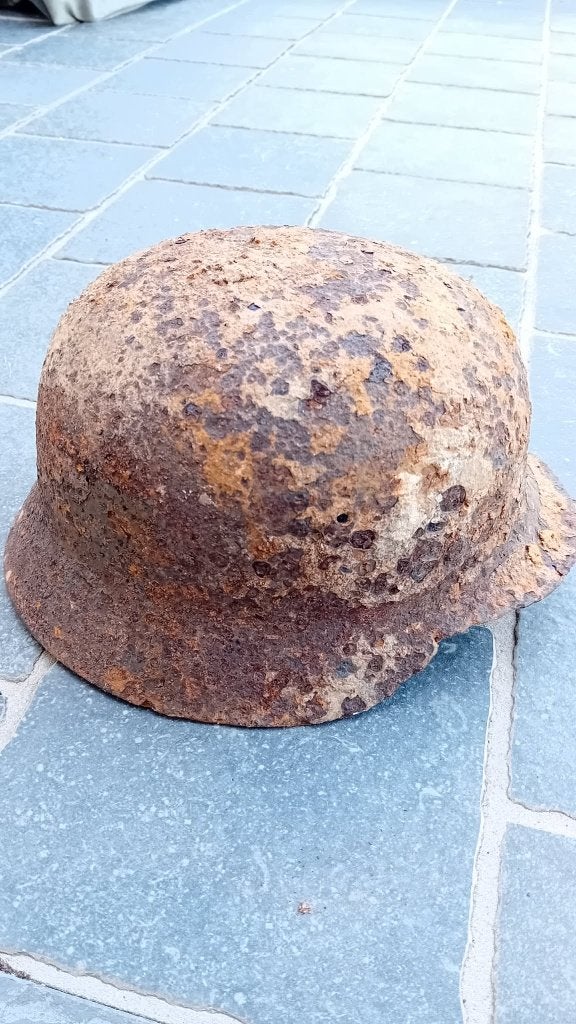 BOVO duitse helm, Ophalen of Verzenden, Landmacht, Helm of Baret