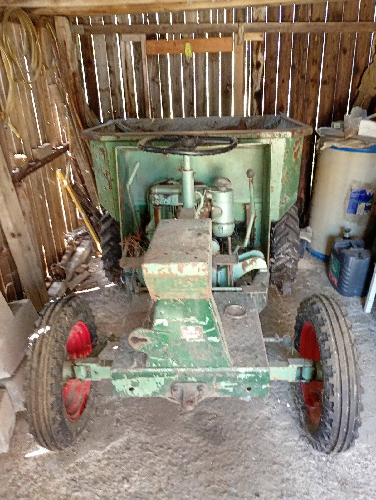 Dumper 2t Sambron, Enlèvement, Utilisé