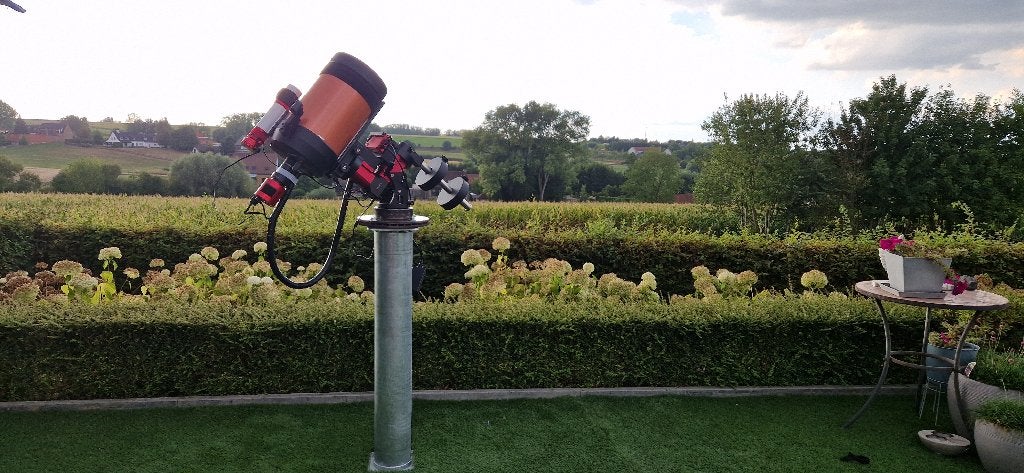 Complete 8"  GO TO Telescoop voor deepsky astrofotografie., TV, Hi-fi & Vidéo, Enlèvement ou Envoi, Comme neuf, 200 mm ou plus