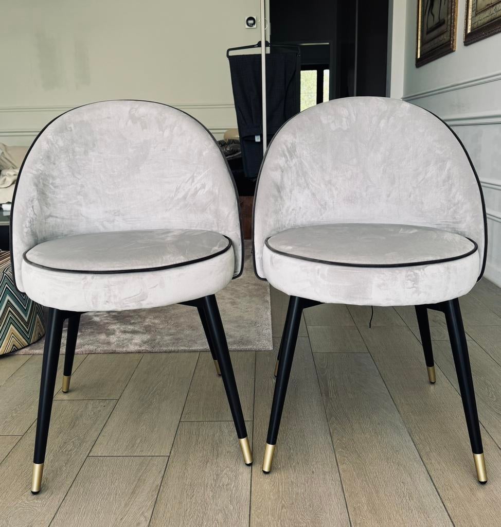 2 Dining Chair Cooper - Eicholtz, Huis en Inrichting, Stoelen, Ophalen, Overige materialen, Twee, Zo goed als nieuw