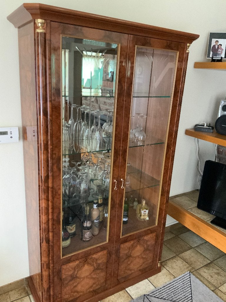 Eetkamermeubel, Ophalen, 100 tot 150 cm, Glas, Italiaanse stijl