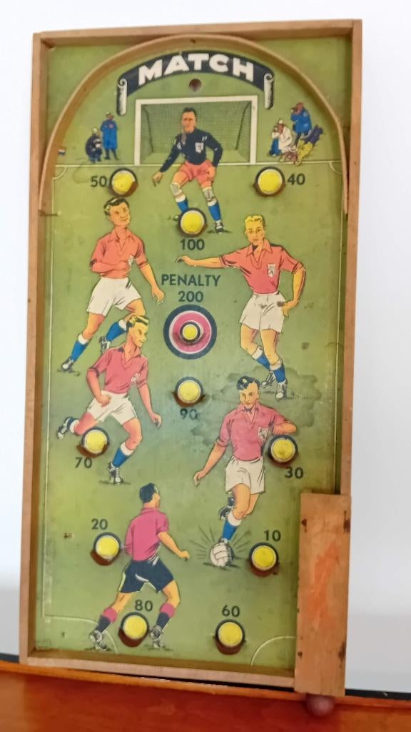 zeldzaam voetbalspel, flipper, Antiek en Kunst, Ophalen of Verzenden