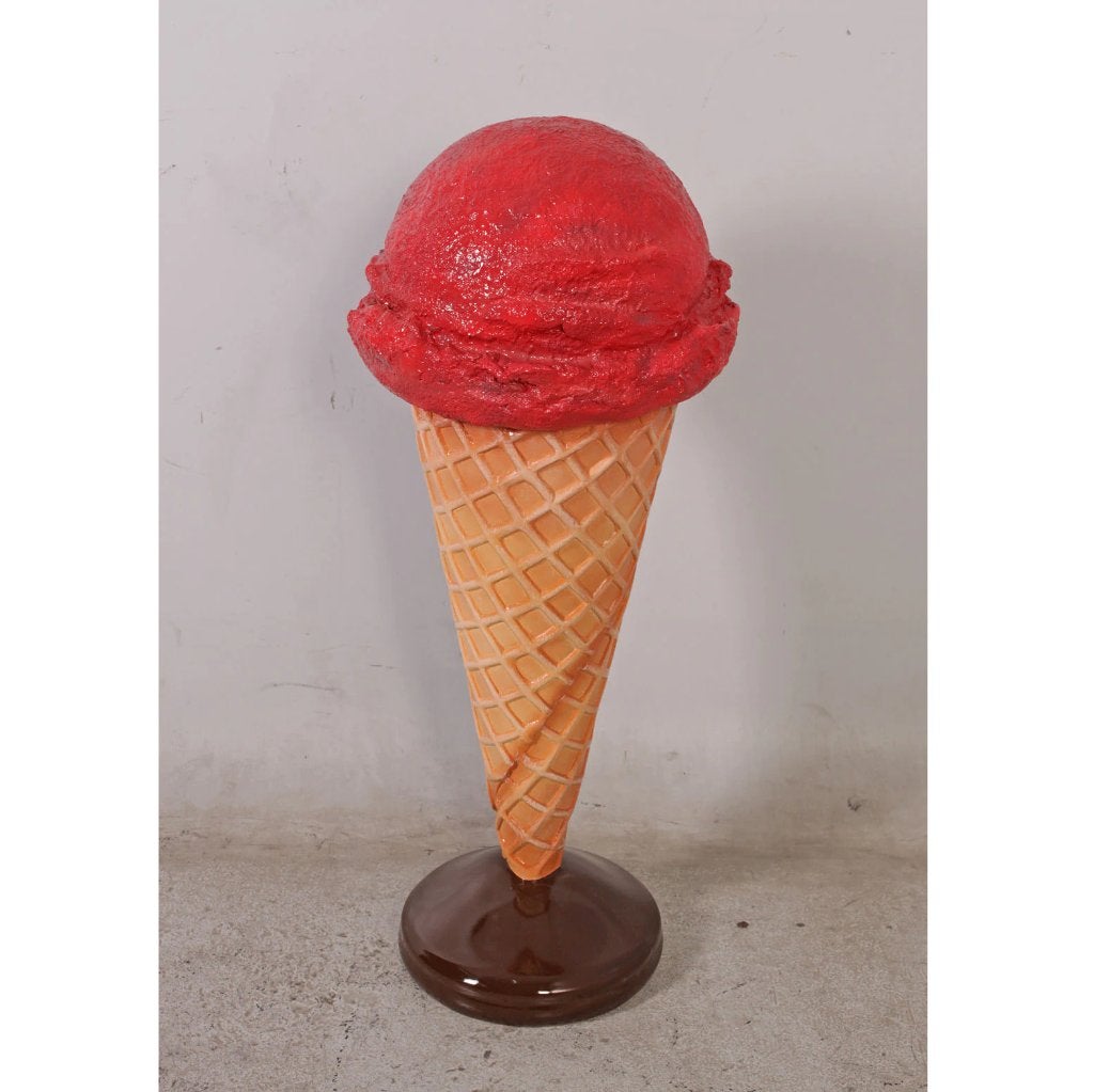 Crème glacée sur pied — statue de glace de 95 cm de haut, Enlèvement, Neuf