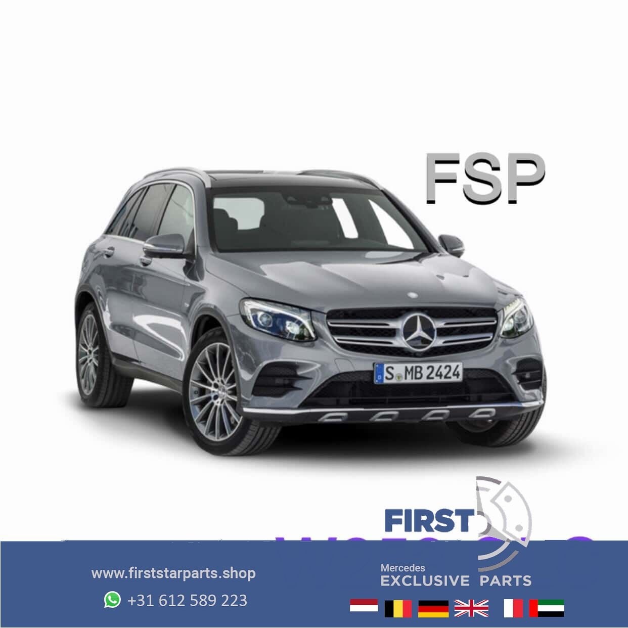 W253 X253 GLC DAKRAIL SET Mercedes ORIGINEEL DAKRAILS DAK RA, Gebruikt, Ophalen of Verzenden, -, -