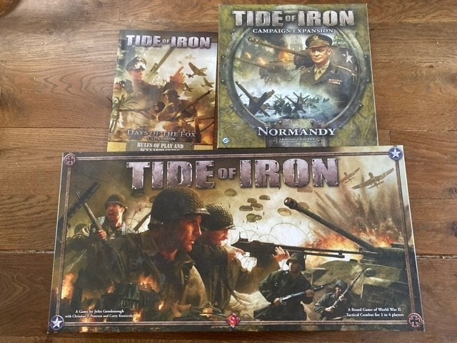 TIDE OF IRON + DAYS OF THE FOX + NORMANDY prachtig lot, Hobby en Vrije tijd, Verzenden
