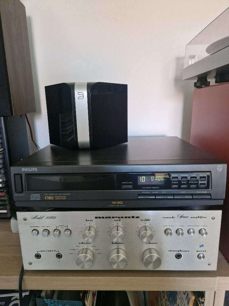 Vintage Philips CDM-4 CD-speler (past op een Marantz 1060), Audio, Tv en Foto, Ophalen of Verzenden, Refurbished, Philips