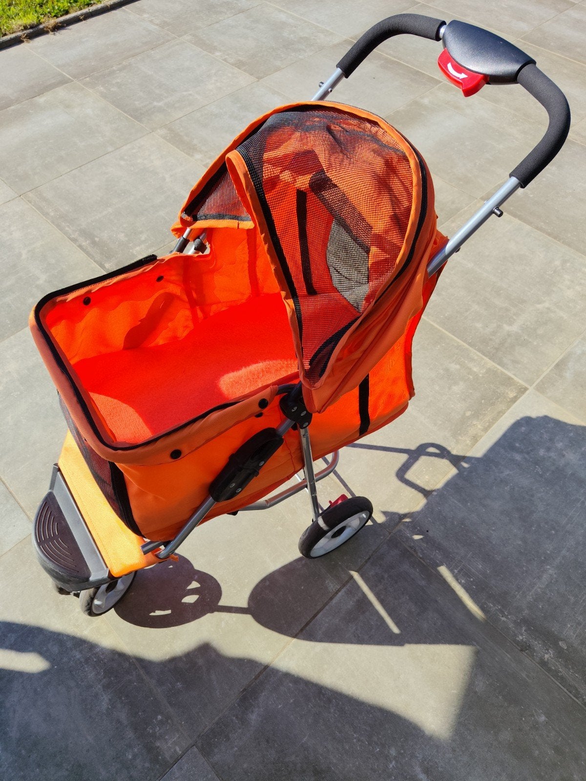 honden buggy, Ophalen, Gebruikt