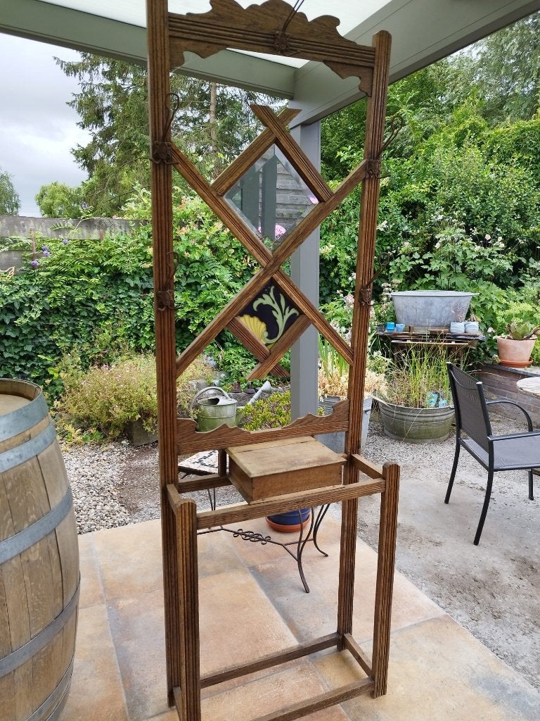 Vintage kapstok, Ophalen, Gebruikt, Staande kapstok, 150 tot 200 cm