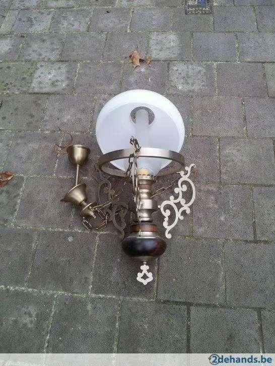 luster, Huis en Inrichting, Lampen | Kroonluchters, Ophalen of Verzenden, Gebruikt
