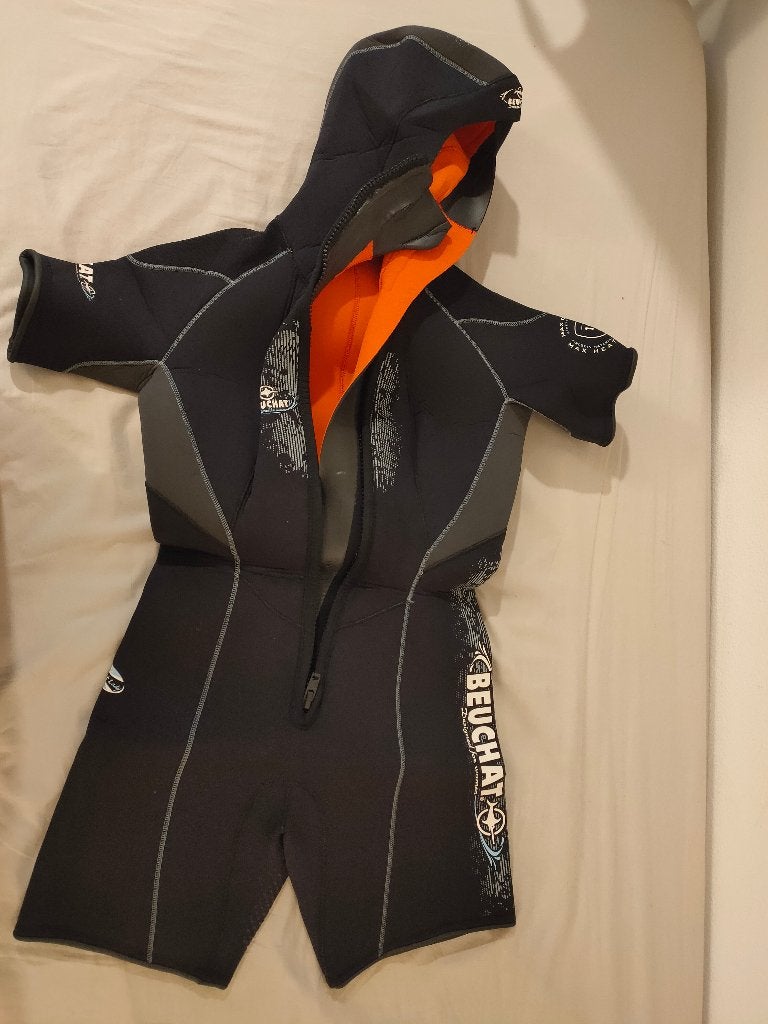 Beuchat Wetsuit Shorty - Hoodie - Focea Lady - XL - 5mm, Watersport en Boten, Duiken, Ophalen, Zo goed als nieuw, Duikpak