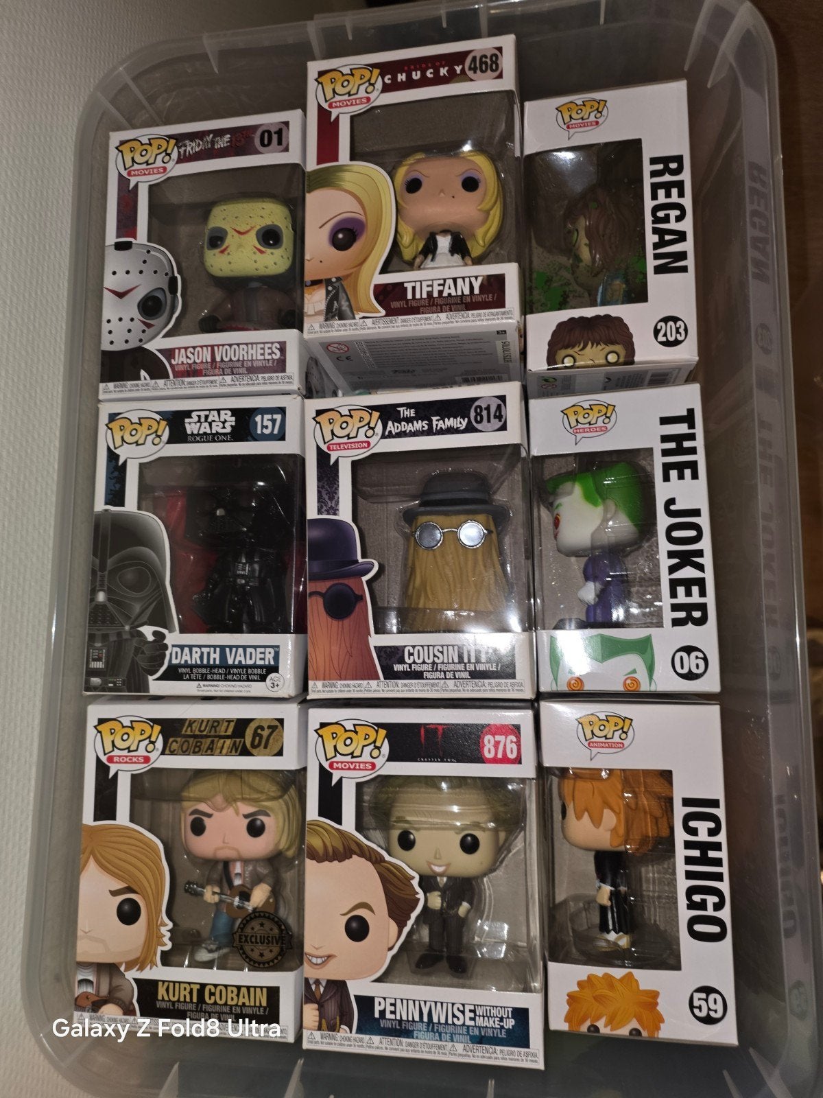collectie funko pops, Ophalen