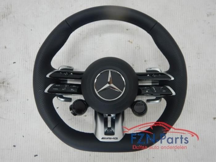 Mercedes-Benz C63 E63 W206 W213 AMG Stuur Leer MF+F1+Airbag, Enlèvement ou Envoi, Utilisé
