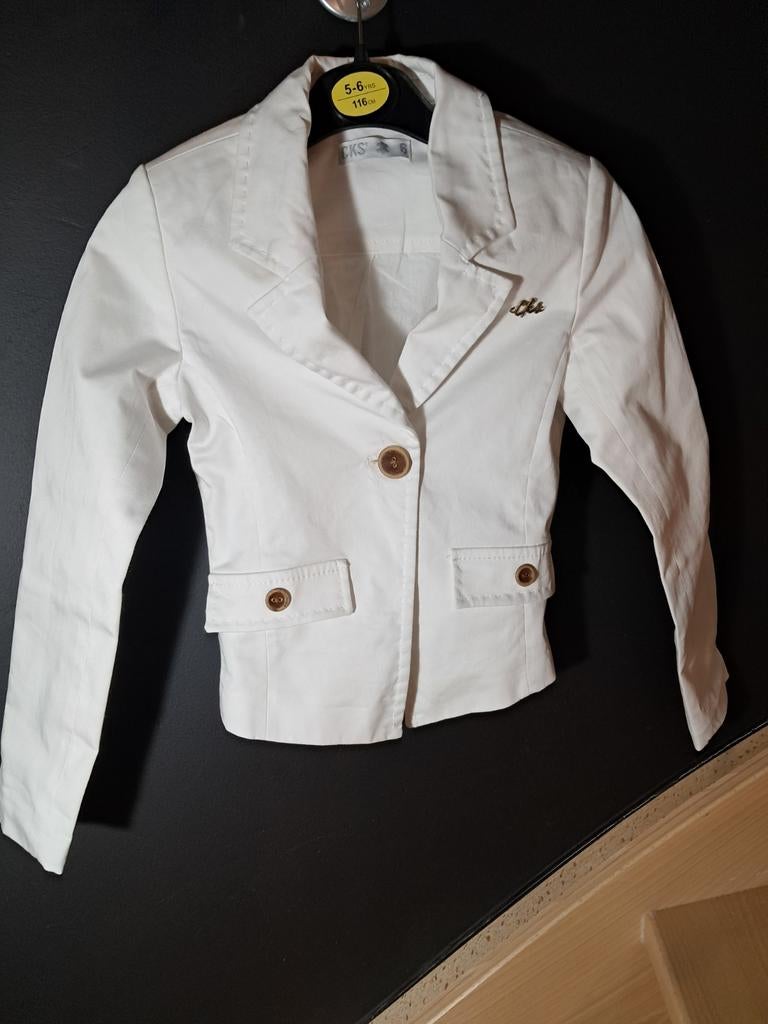 CKS - Stijlvolle witte blazer | Maat 116, Ophalen