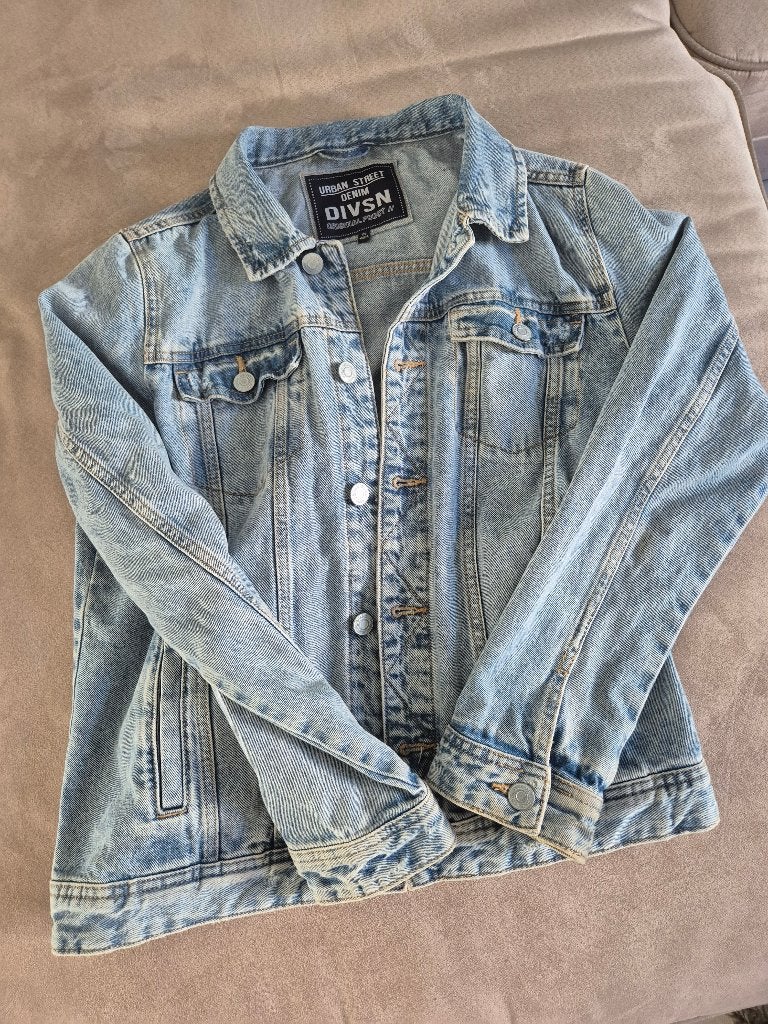 Jeansjas maat 170, Kinderen en Baby's, Kinderkleding | Maat 134, C&A, Ophalen of Verzenden, Zo goed als nieuw, Jongen