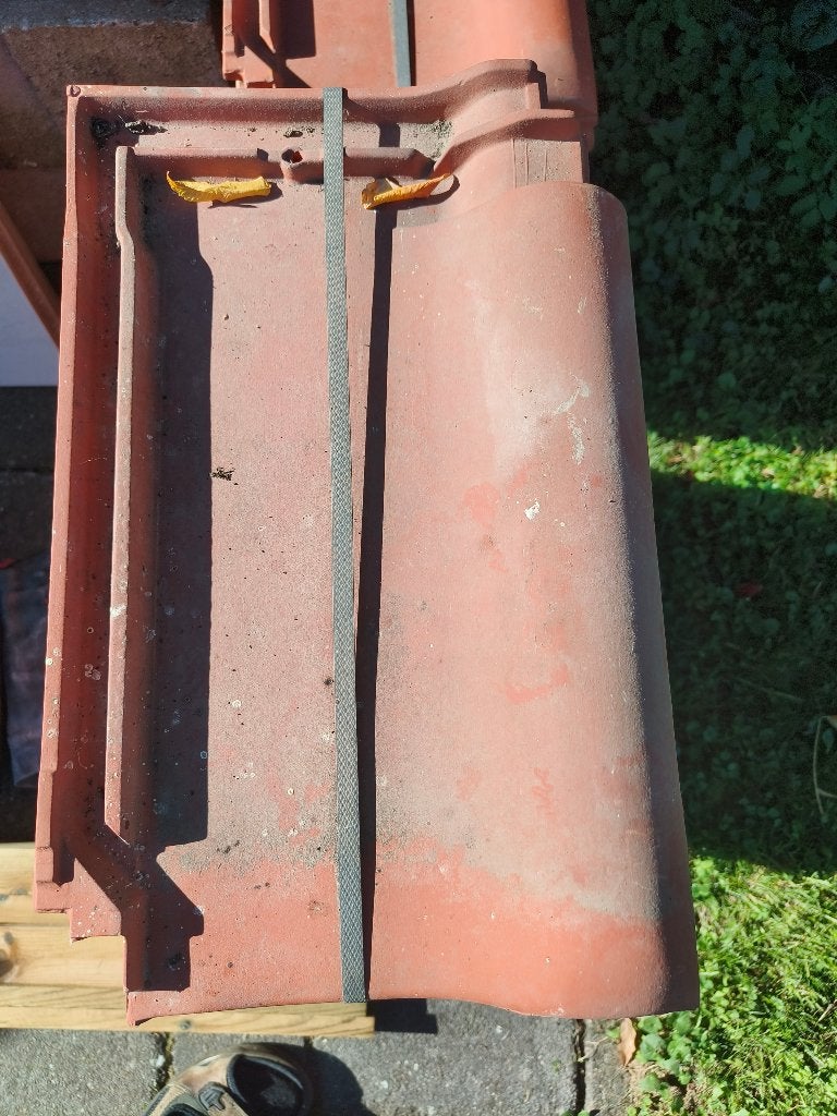dakpannen, Doe-het-zelf en Bouw, Ophalen, Steen of Klei, Zo goed als nieuw, Minder dan 5 m²