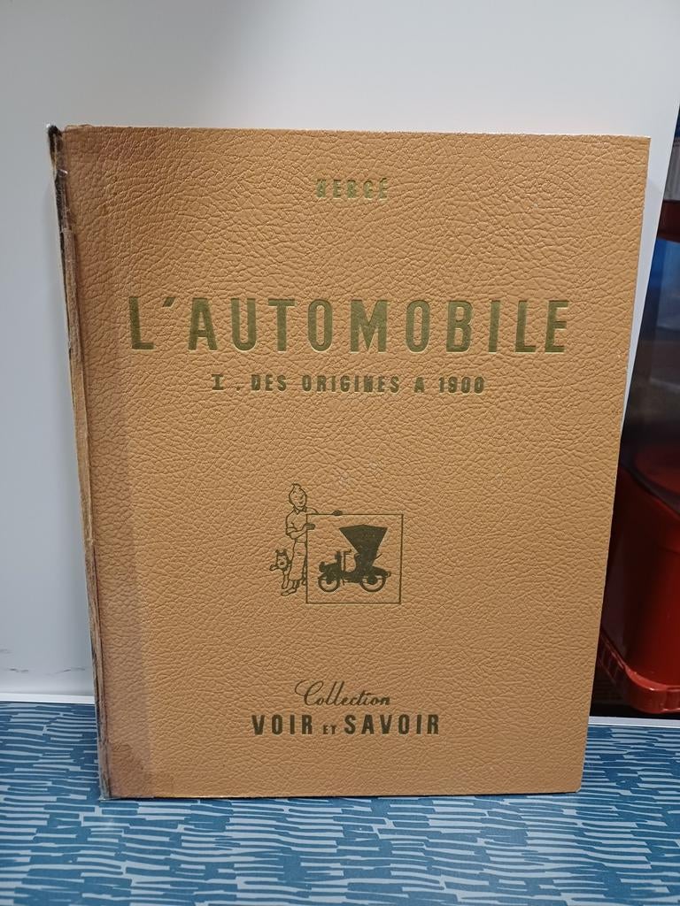 Hege tintin livre chromos automobile, Livres, Enlèvement ou Envoi