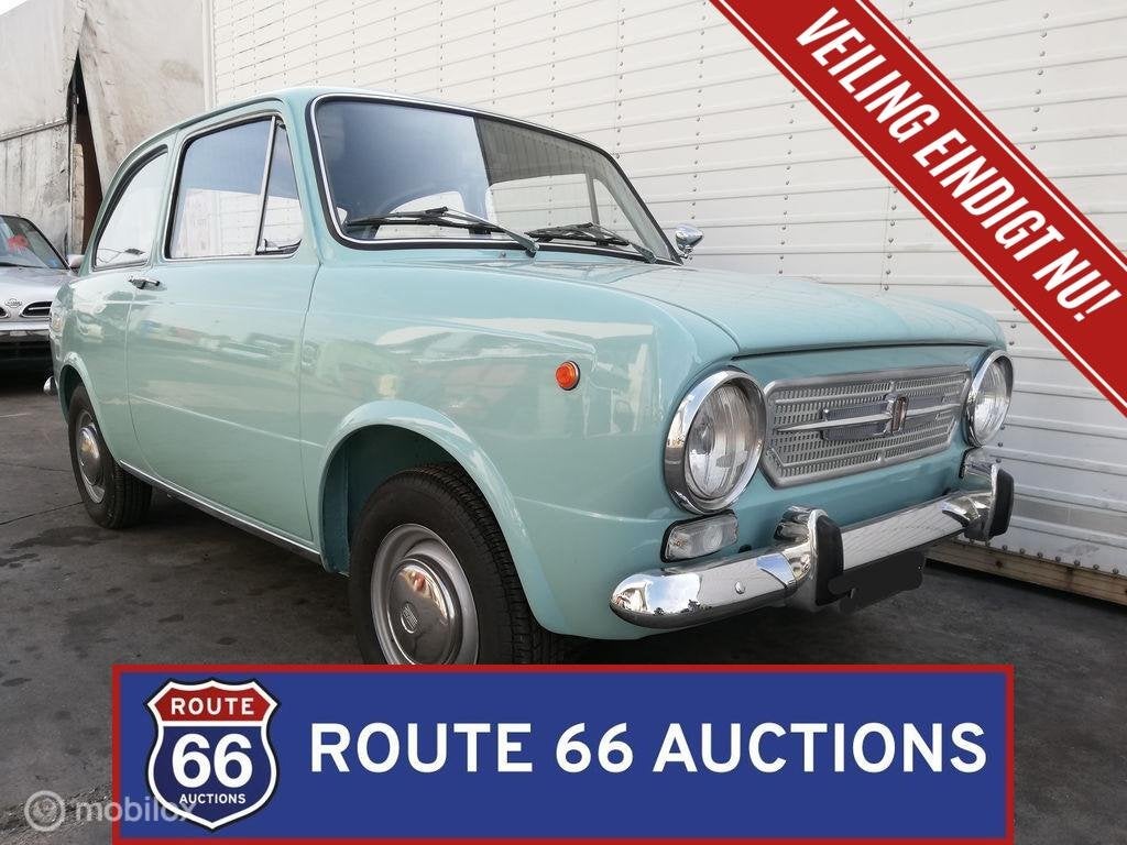 Fiat 850 S | 1969 | Route 66 Auctions, Auto's, Zwart, Bedrijf, Handgeschakeld, Overige carrosserie
