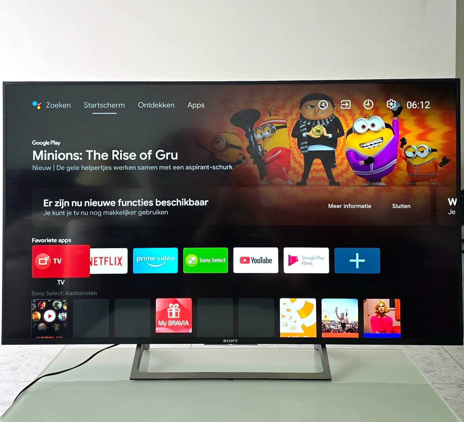Sony Android Smart tv 4K – Nieuw met factuur 140cm, Audio, Tv en Foto, Televisies, Ophalen of Verzenden, Smart TV