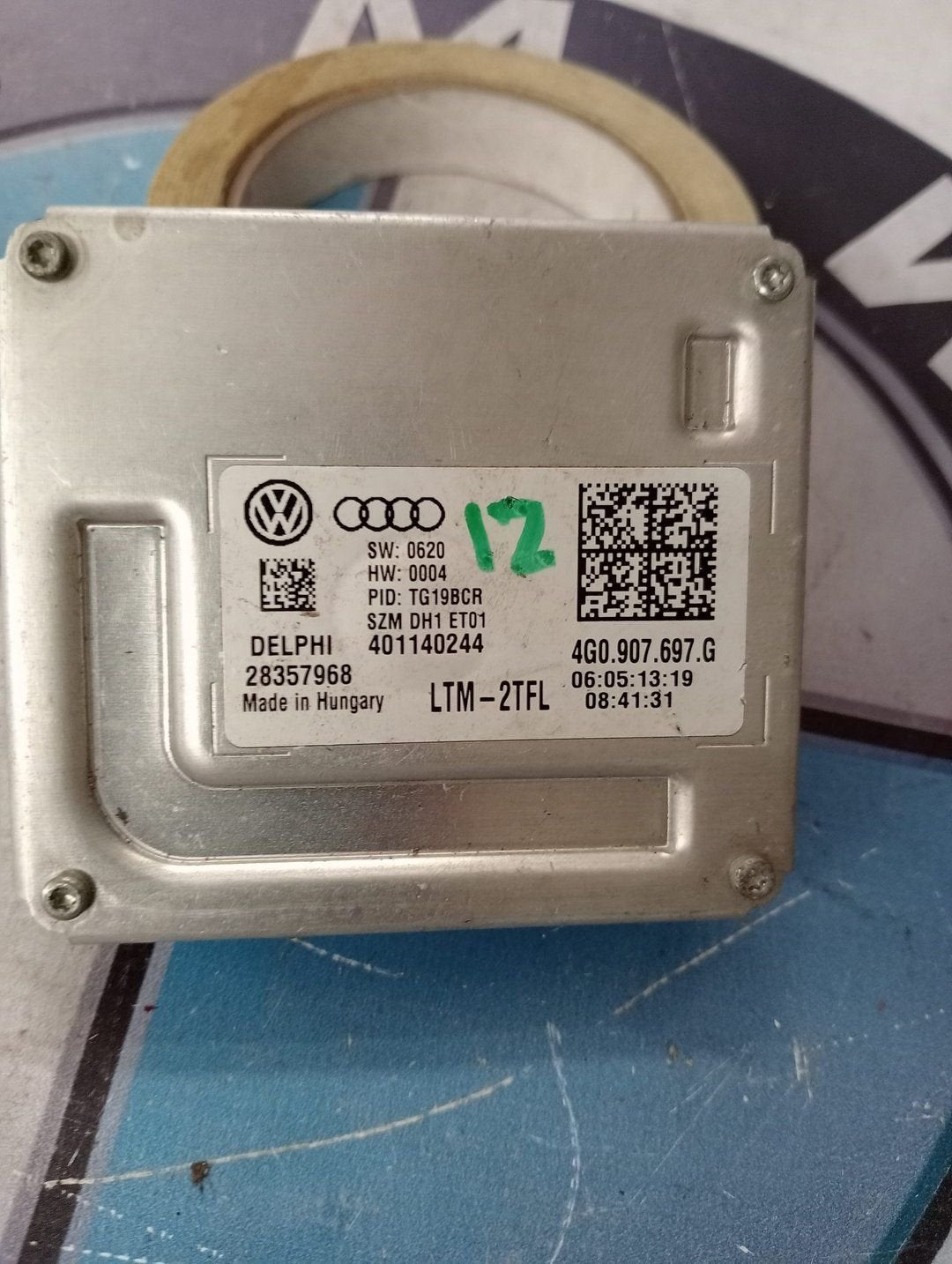 Vw Audi Skoda Seat Xenon Ballast Module 4G0907697G, -, Audi, Utilisé, -