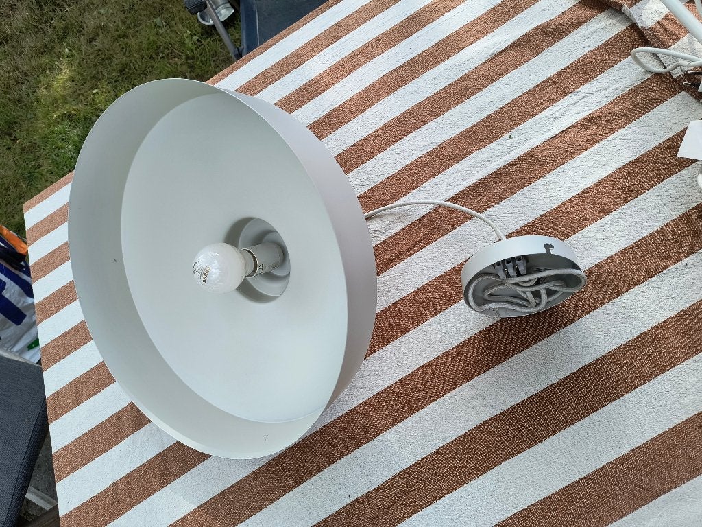 Lampekap, Huis en Inrichting, Ophalen, Gebruikt, Wit, Rond