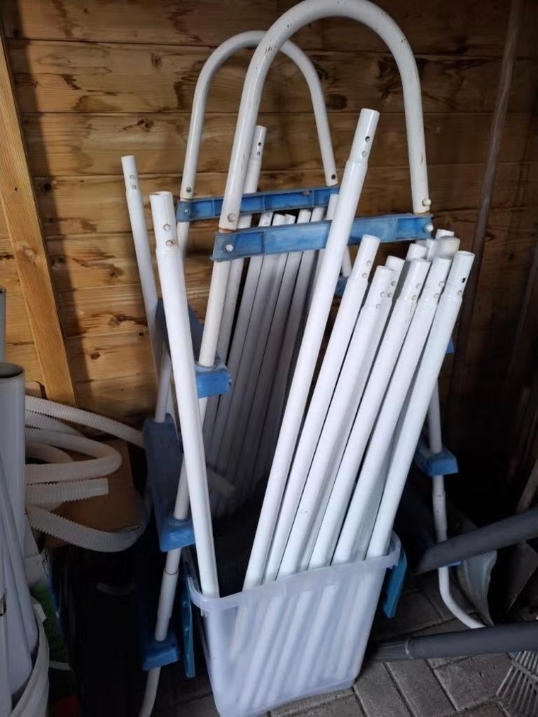 Zwembad frame en toebehoren, Ophalen, Gebruikt, 200 tot 300 cm, 80 tot 120 cm