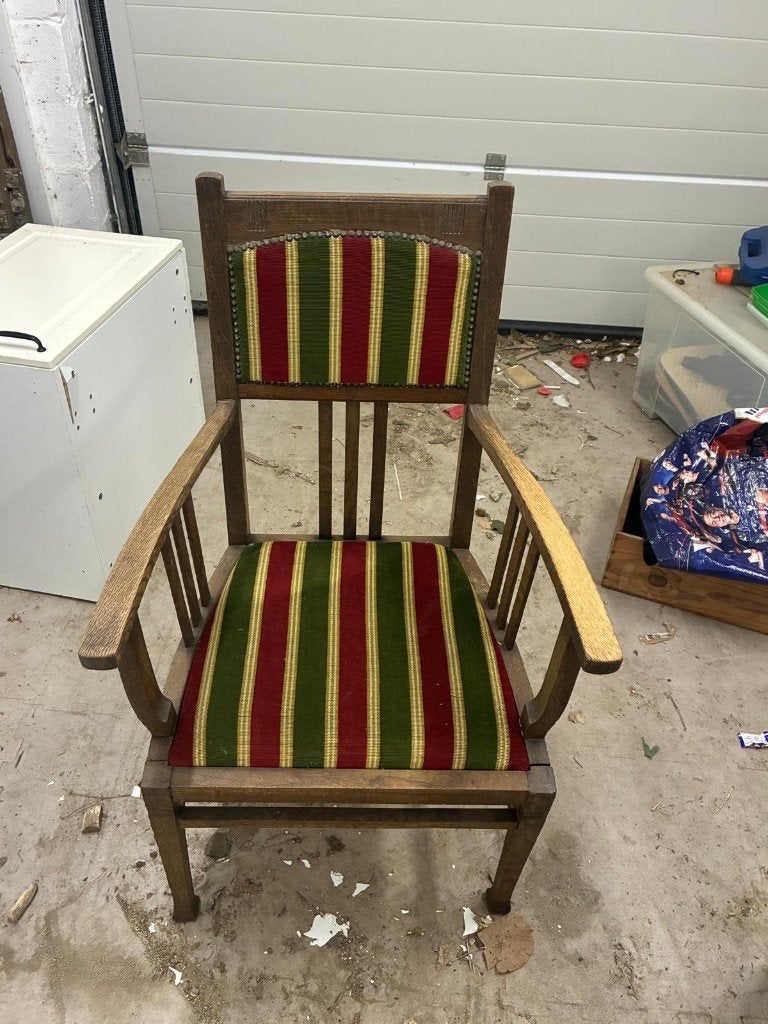 Chaise a accoudoir à donner, Ophalen, Gebruikt, Stof, Eén
