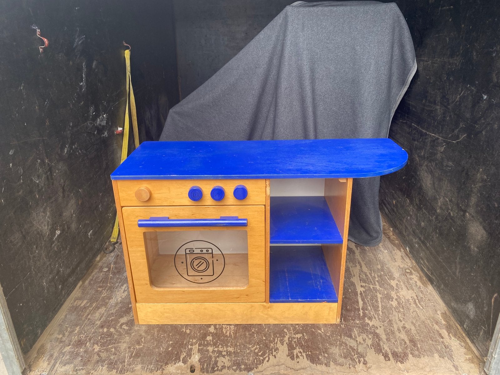 Keukenkast 1 Kinderkeuken, Ophalen, Gebruikt, Hout, Speelkeuken