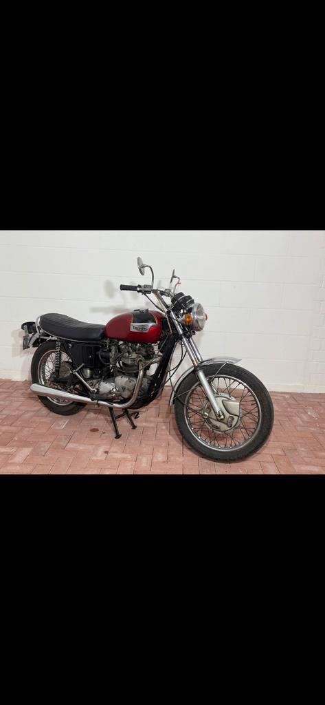 Triumph t120. Bj 1973, Motoren