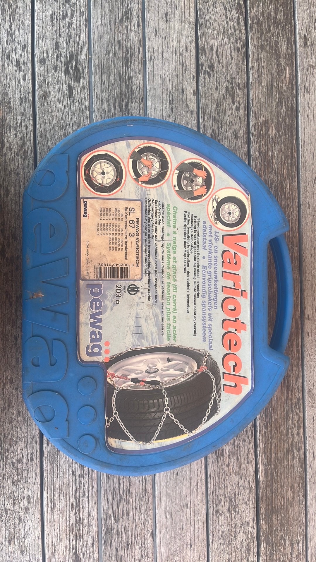 Sneeuwkettingen, Ophalen, Zo goed als nieuw