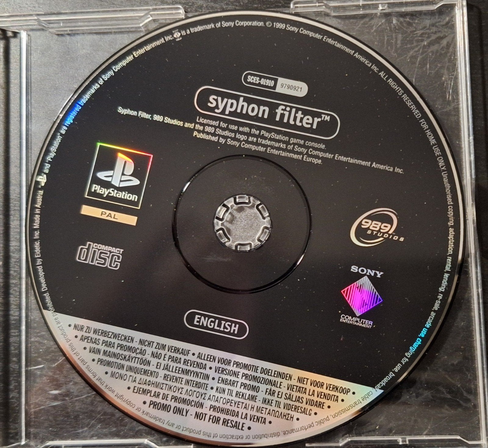 PS1 Syphon Filter 1 [PROMO PRESS DISC], Enlèvement ou Envoi, Comme neuf, À partir de 16 ans