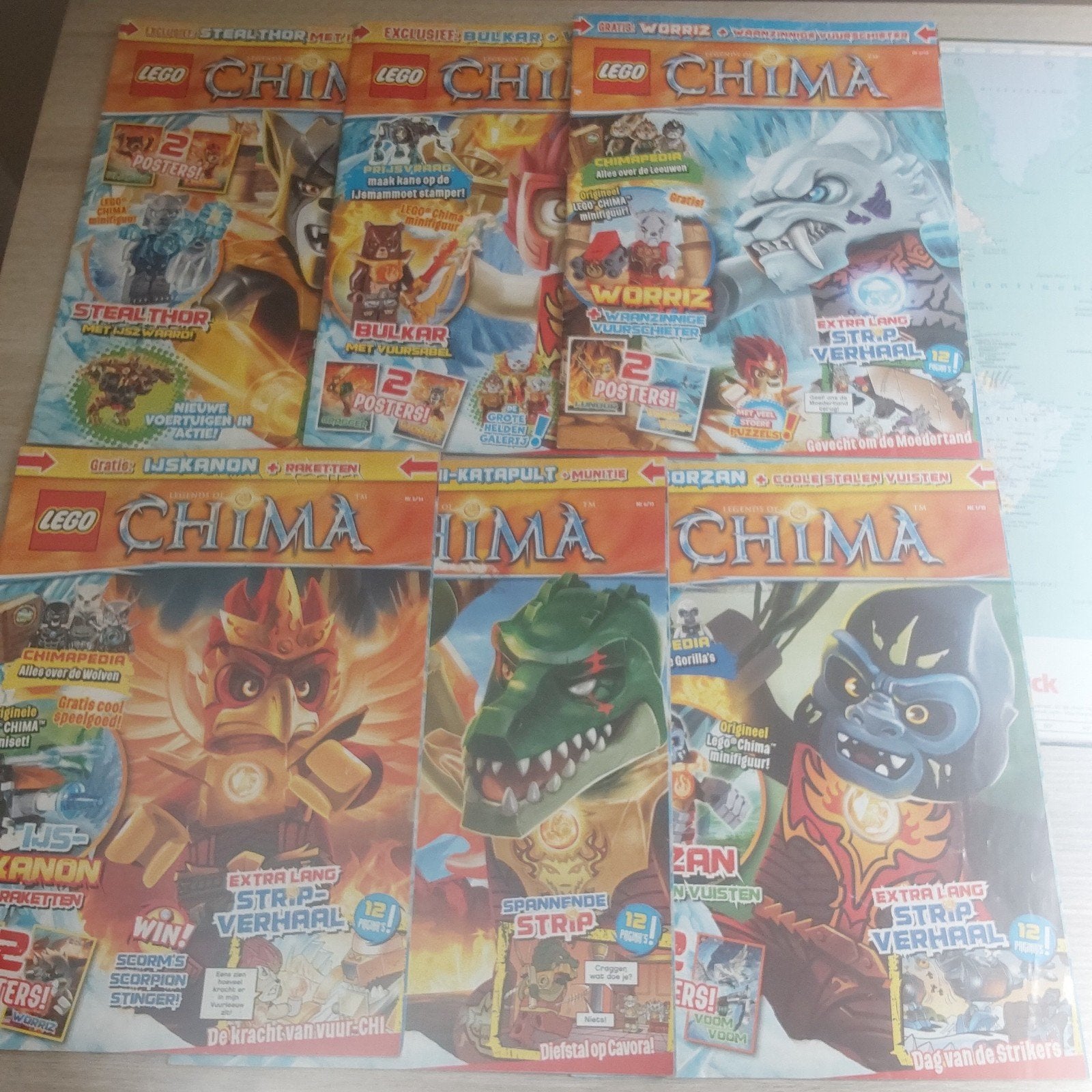 6 chima boekjes, Boeken, Stripverhalen, Ophalen of Verzenden
