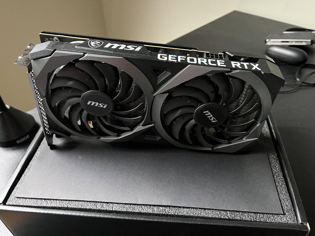 MSI NVIDIA GeForce RTX 3060 Ti OC, Informatique & Logiciels, Cartes vidéo, Enlèvement, Nvidia