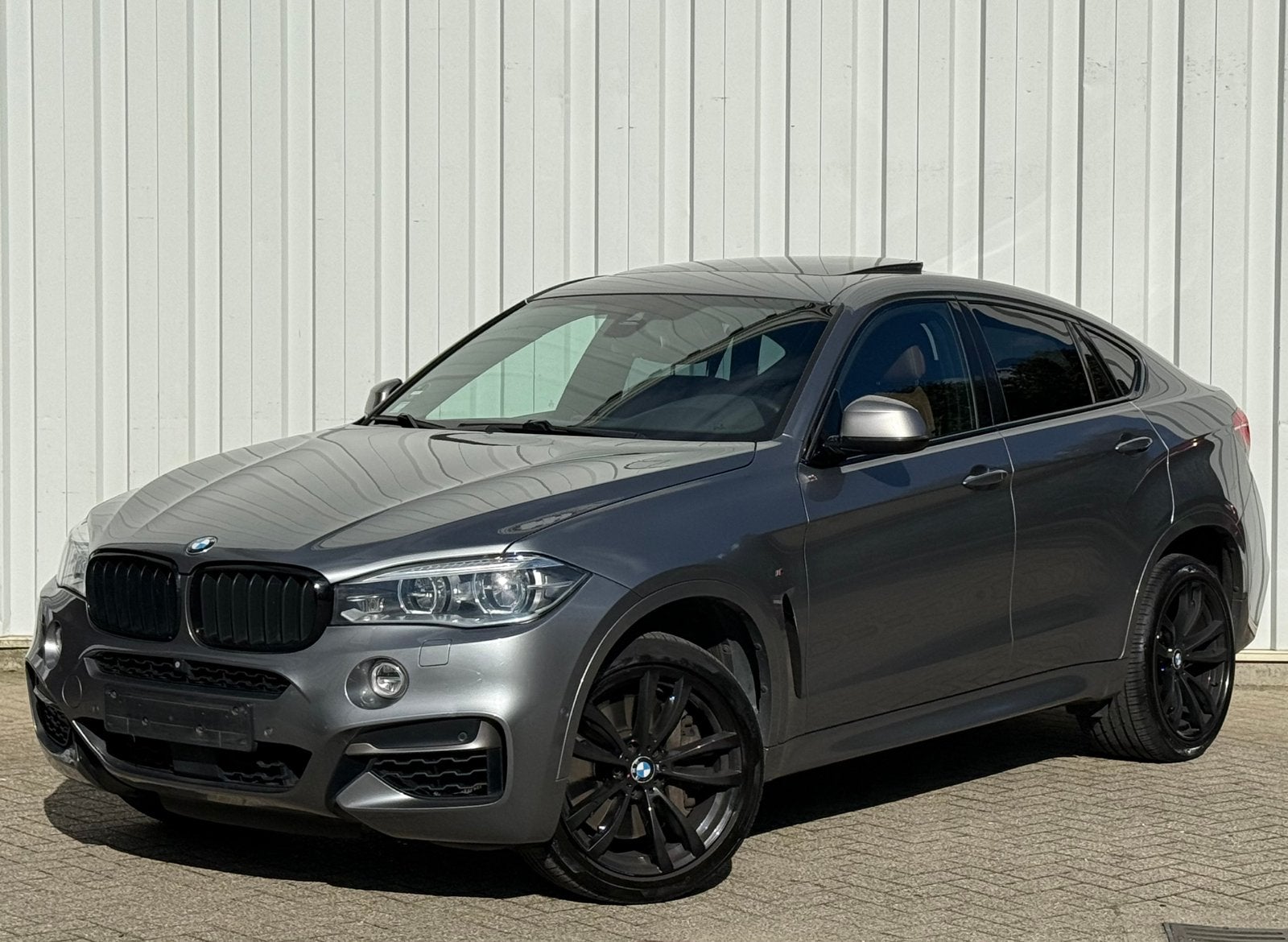 - Bmw X6 M50d F16 - 3.0 Diesel - Fret léger - 06/2017 -, Cuir, Argent ou Gris, Achat, Euro 6