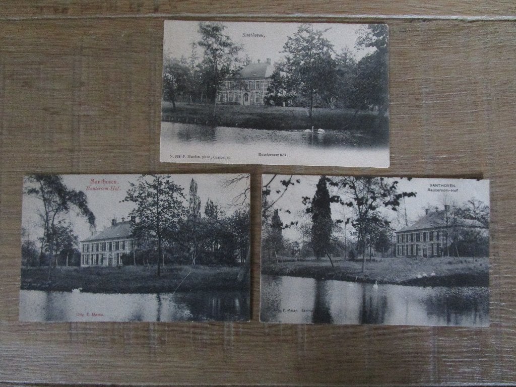 postkaarten Zandhoven Bautersem hof, Verzamelen, Postkaarten | Themakaarten, Ophalen of Verzenden, Voor 1920, Gebouw
