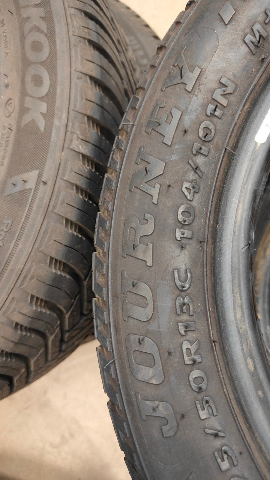 195/50r13c 35€ per stuk met montage, Ophalen