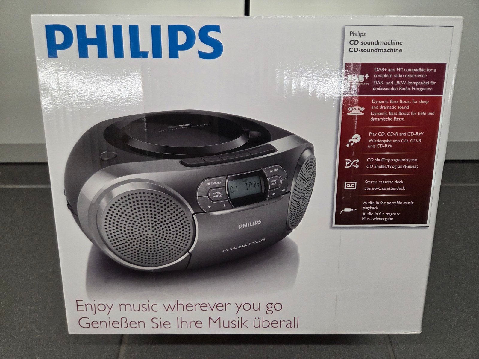 PHILIPS Radio, CD-speler en cassette AZB600/12, TV, Hi-fi & Vidéo, Radios, Enlèvement ou Envoi, Neuf, Radio, Avec lecteur de CD